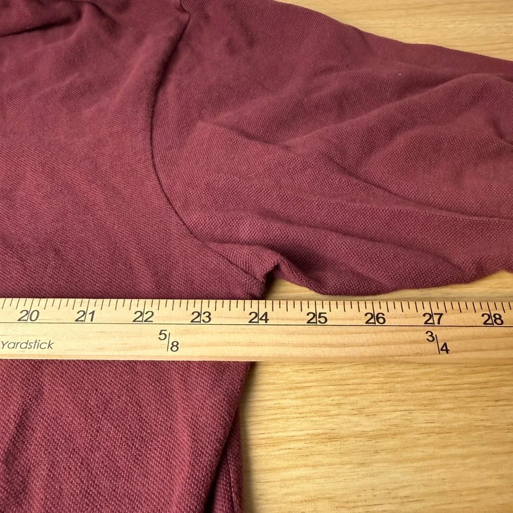 Polo Ralph Lauren Cotton Polo Shirt Mens LT Burgandy Pony Logo Preppy Old Money